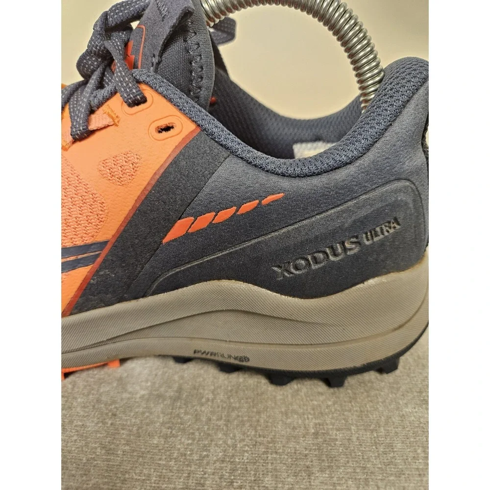 Saucony Xodus Ultra Womens 7 Orange Navy Trail Running Shoes S10734-16 PWRRUN PB